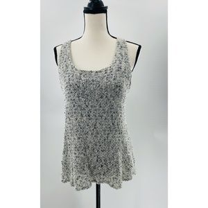 Drew Grey Soft Cotton Sweater Razor Back Silk Lining Tank Top